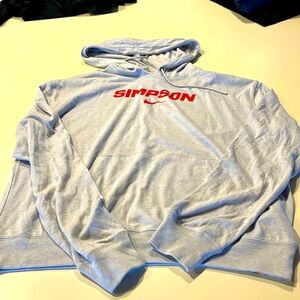 Lightweight Nike Simpson College hoodie sweatshirt